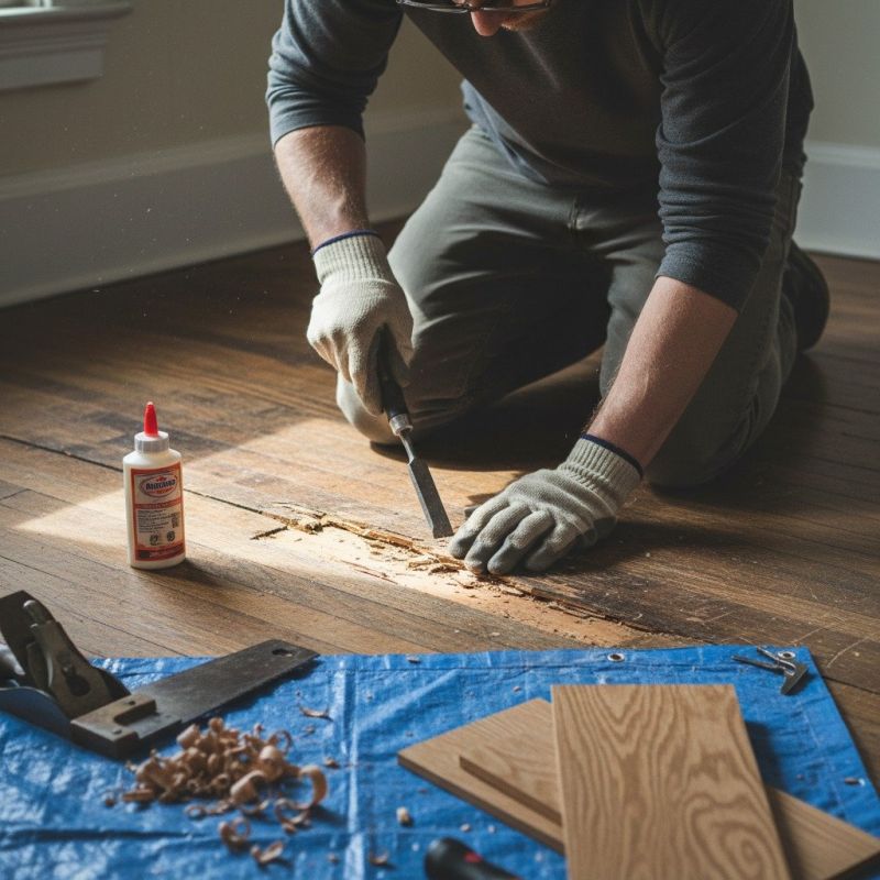 Local Parquet Floor Repair pros at work