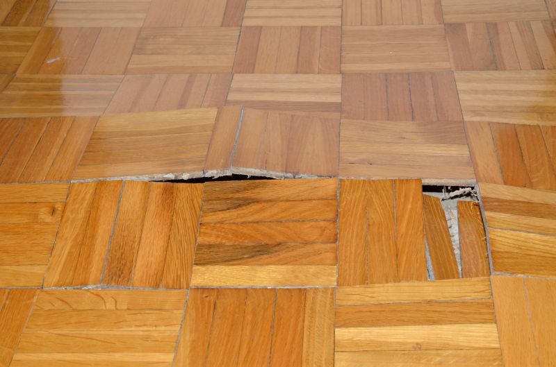 Damaged Parquet Sections