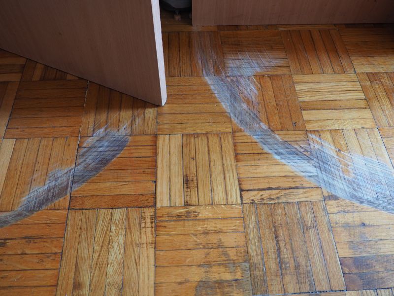 Damaged Parquet Flooring